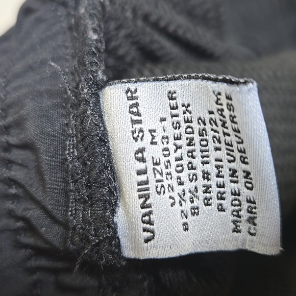 Vanilla Star High Waist Love To Move Joggers, Black, Junior's Size Medium - Picture 3 of 9